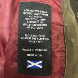 Hoggs Of Fife Ladies Caledonia W/proof Wax Jacket